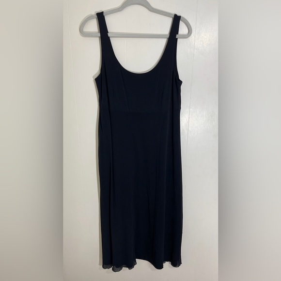 Eileen Fisher 100% Silk Sleeveless Little Black Dress Women’s Size Medium - Picture 1 of 12